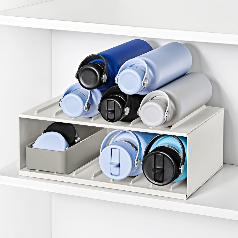 Water Bottle Organizer with Accessory Bin G4