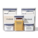 8-Piece Prelabeled Baking POP Container Set Y5