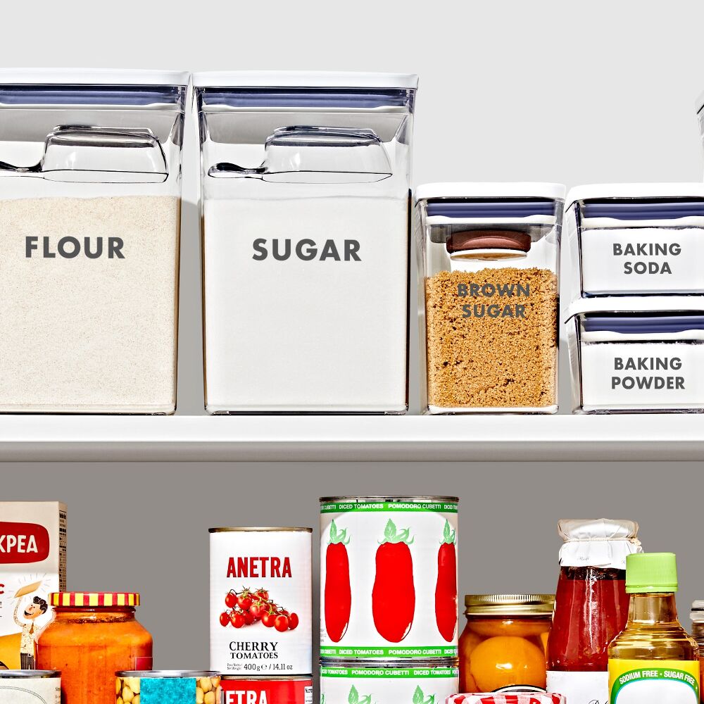 8-Piece Prelabeled Baking POP Container Set Y5