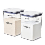 8-Piece Prelabeled Baking POP Container Set W9