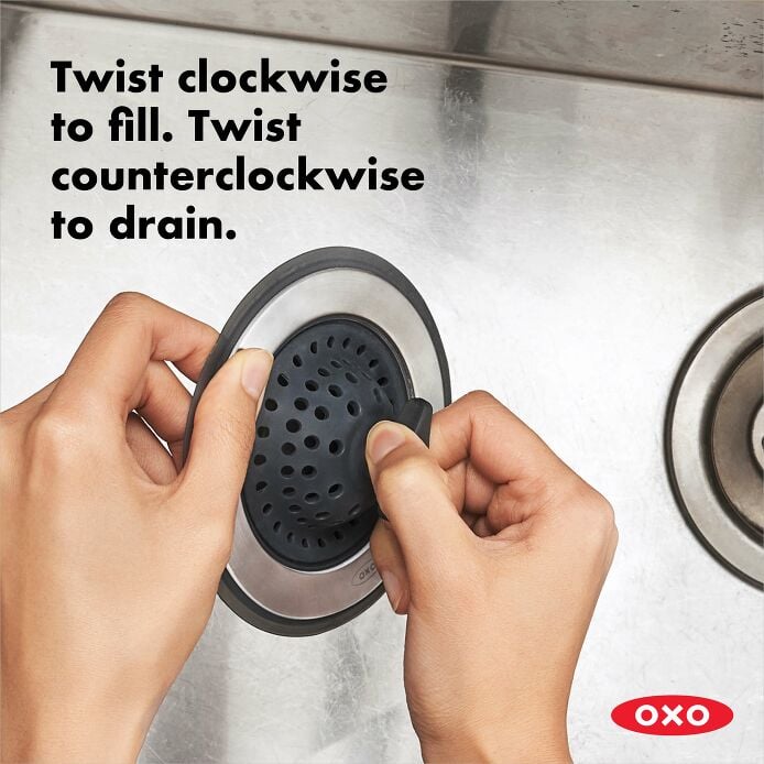 2-in-1 Silicone Sink Strainer with Stopper B6
