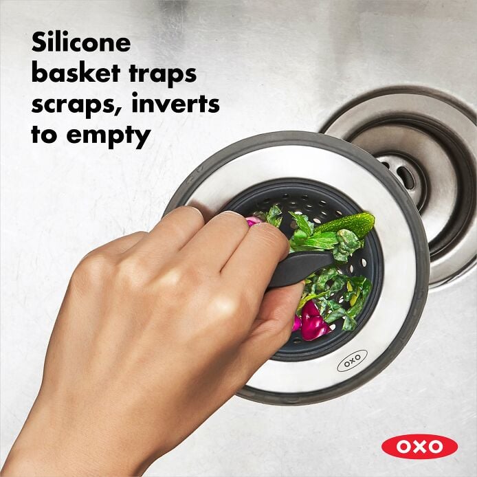 2-in-1 Silicone Sink Strainer with Stopper B6