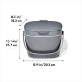 Easy-Clean Compost Bin - 1.75 Gal L7