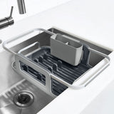 Over-the-sink Aluminum Dish Rack F9