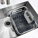 Over-the-sink Aluminum Dish Rack F9