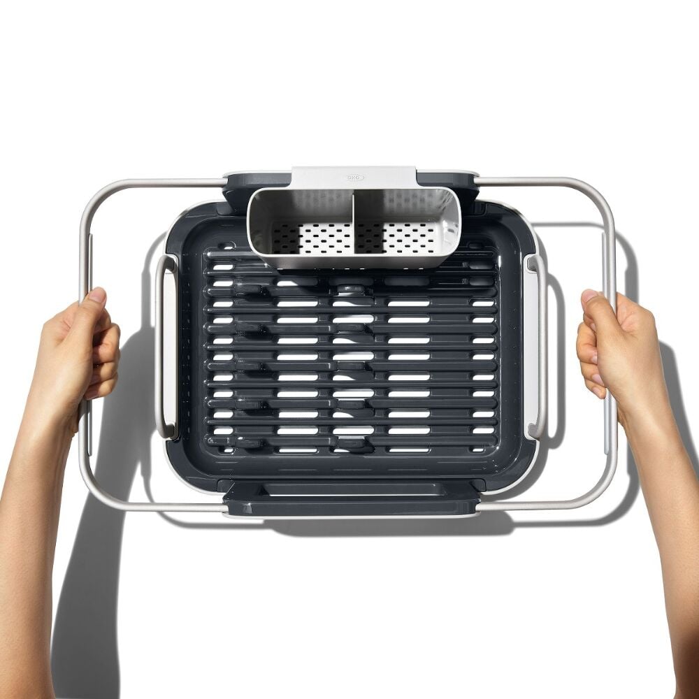 Over-the-sink Aluminum Dish Rack F9