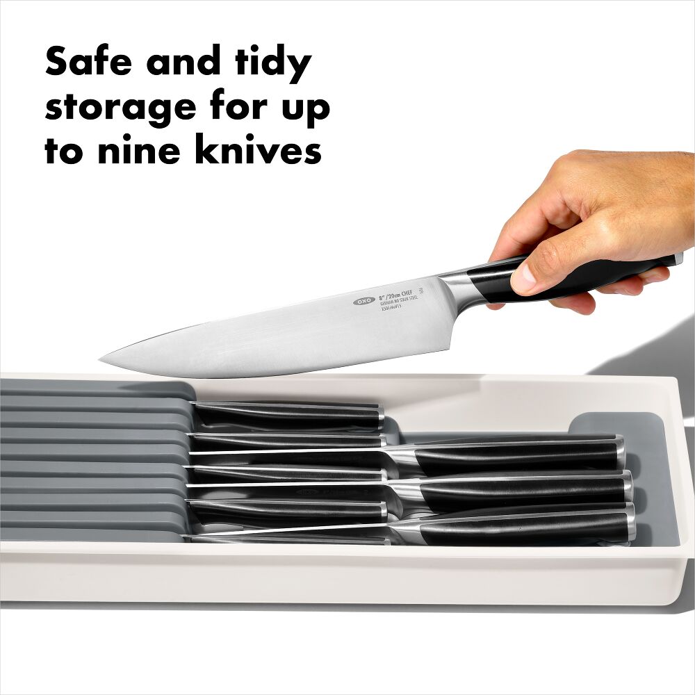 Compact Knife Drawer Organizer Y7