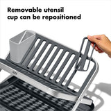 OXO Good Grips Aluminum Fold Flat Dish Rack M7