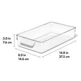 Refrigerator Storage Bin 8 In X 14 In D3