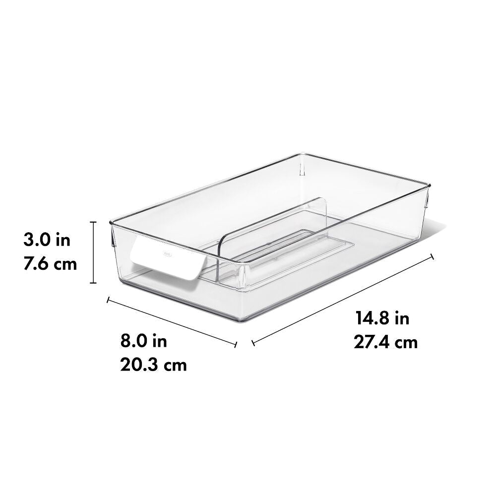 Adjustable Refrigerator Storage Bin T8