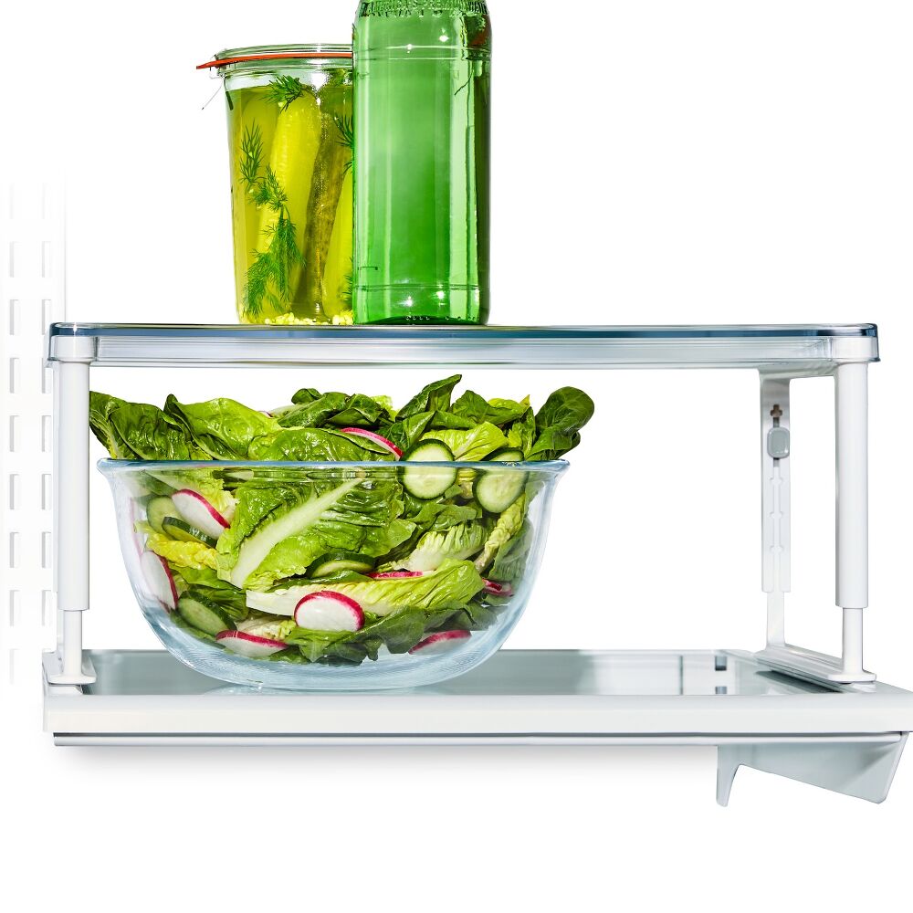 Adjustable Refrigerator Shelf Riser B4