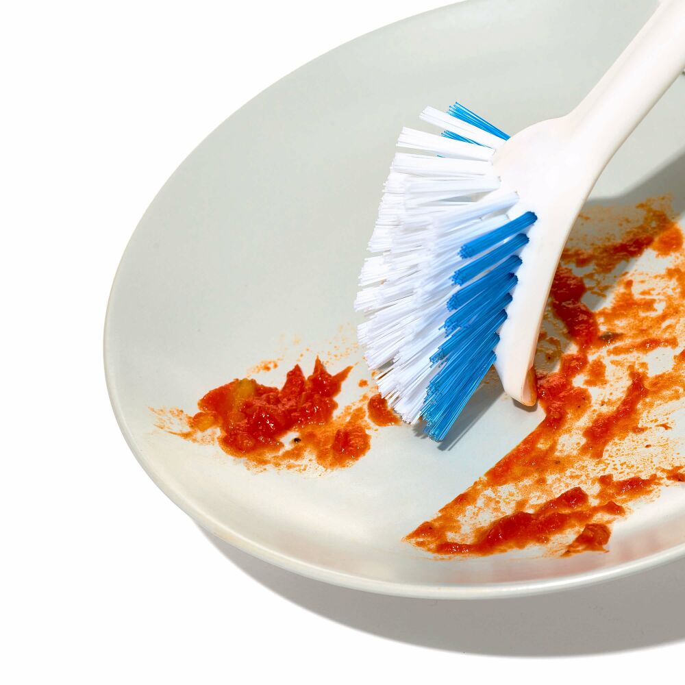 Dish Brush with Scraper O1