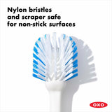 Dish Brush with Scraper O1