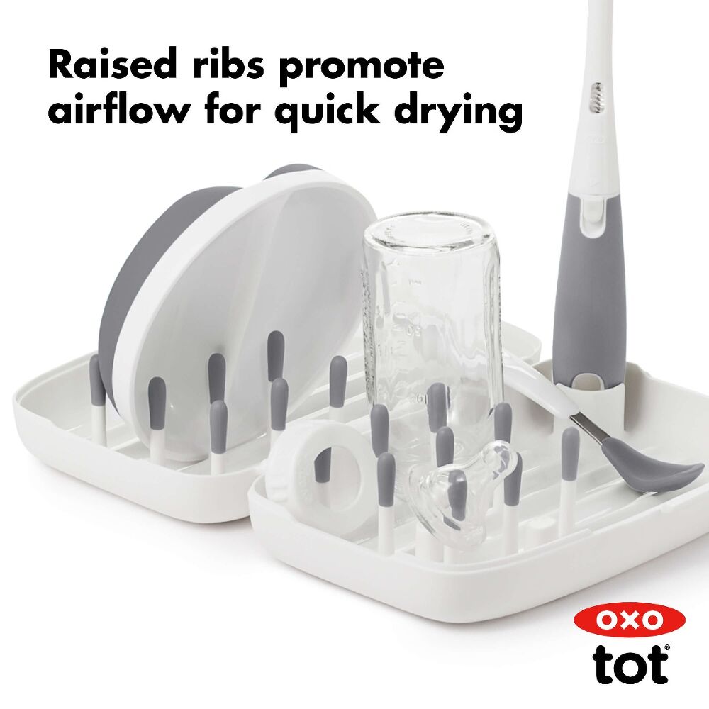 On-the-Go Drying Rack with Bottle Brush S7