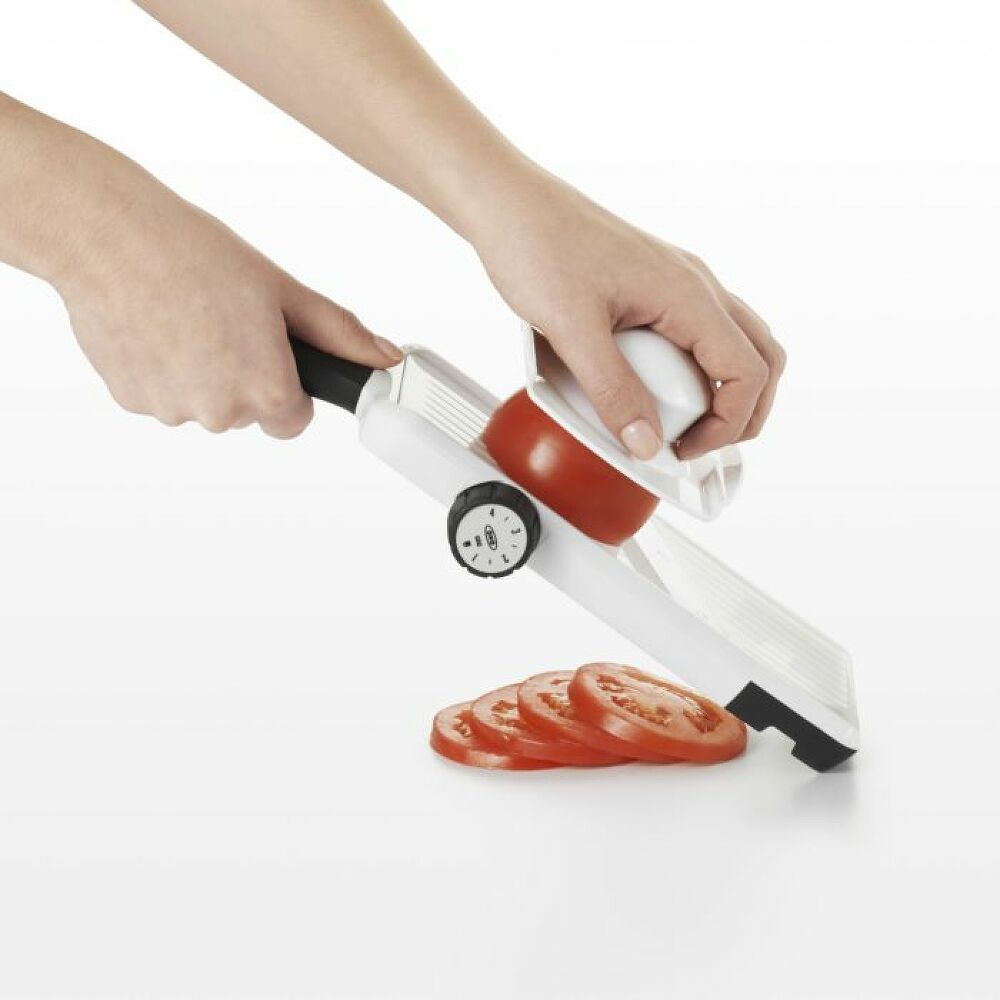 Large Adjustable Hand-Held Mandoline Slicer V6