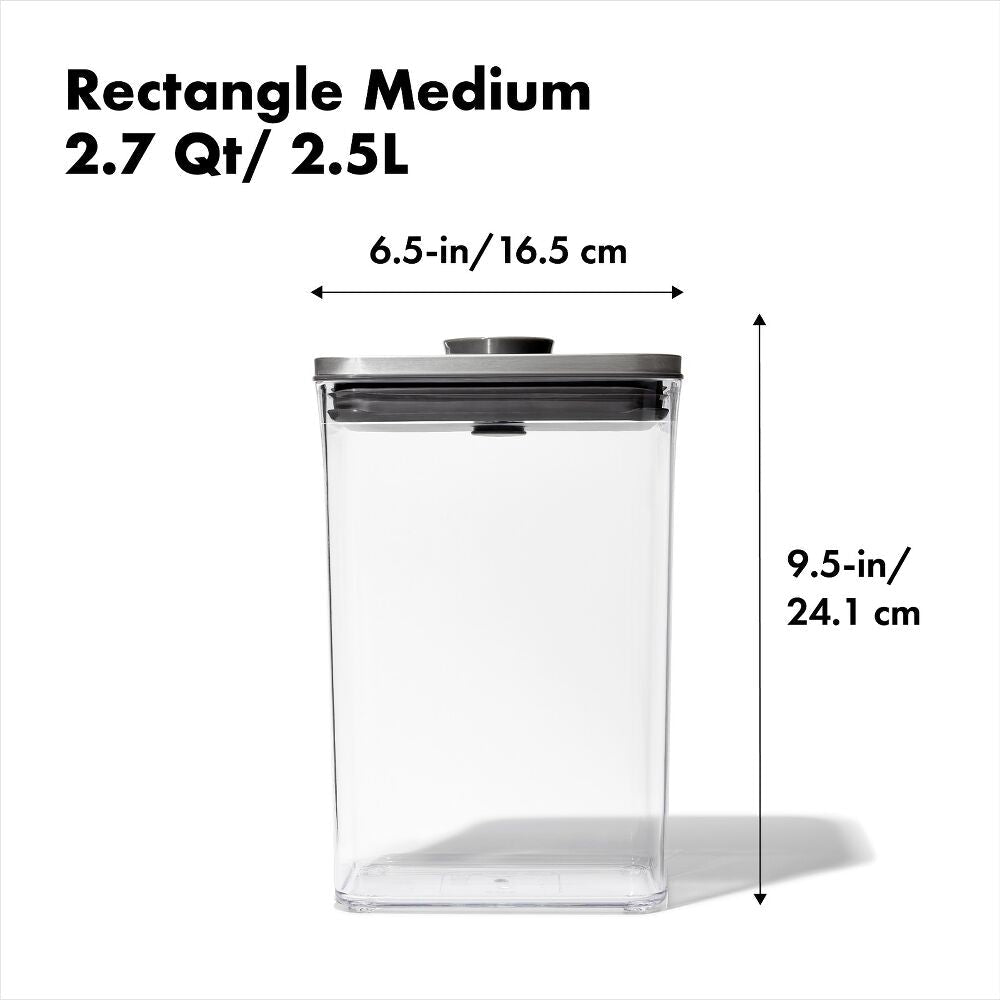 POP Container - Rectangle Medium (2.7 Qt/2.6 L) U9