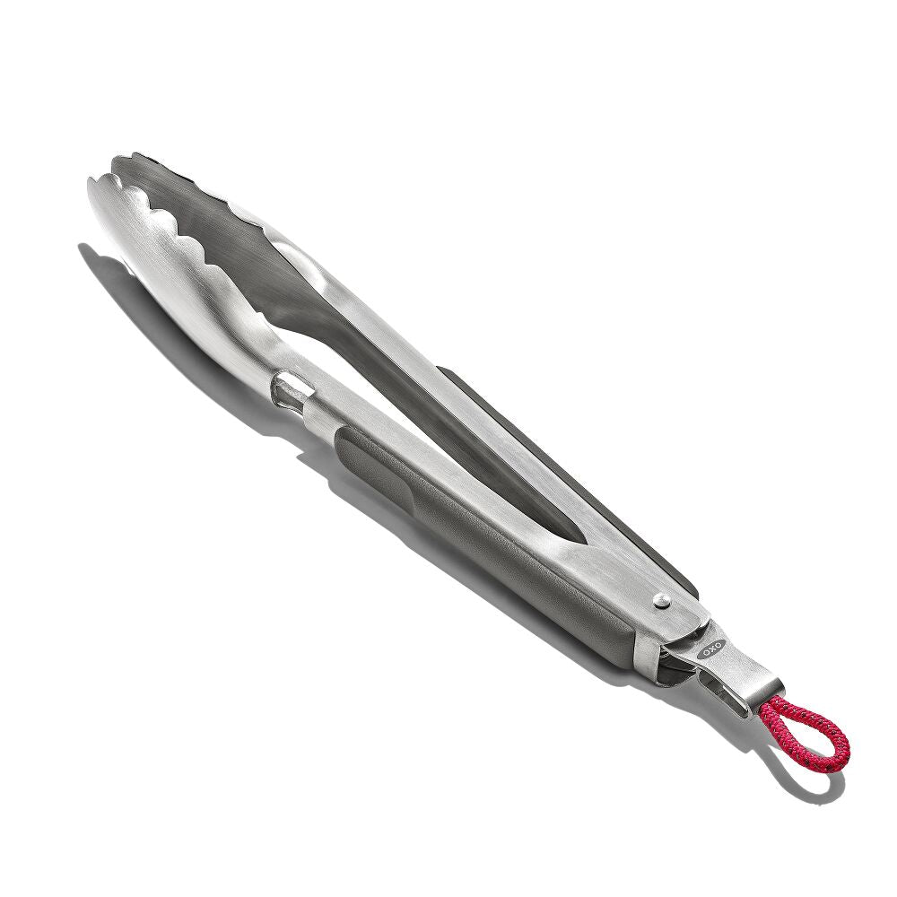 OXO Outdoor 10.5in Camp Stove Tongs with Bottle Opener C5