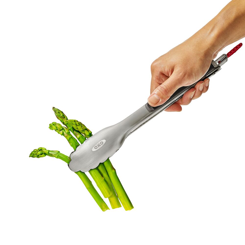 OXO Outdoor 10.5in Camp Stove Tongs with Bottle Opener C5