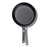 Outdoor 12-inch Carbon Steel Pan with Removable Handle Y2