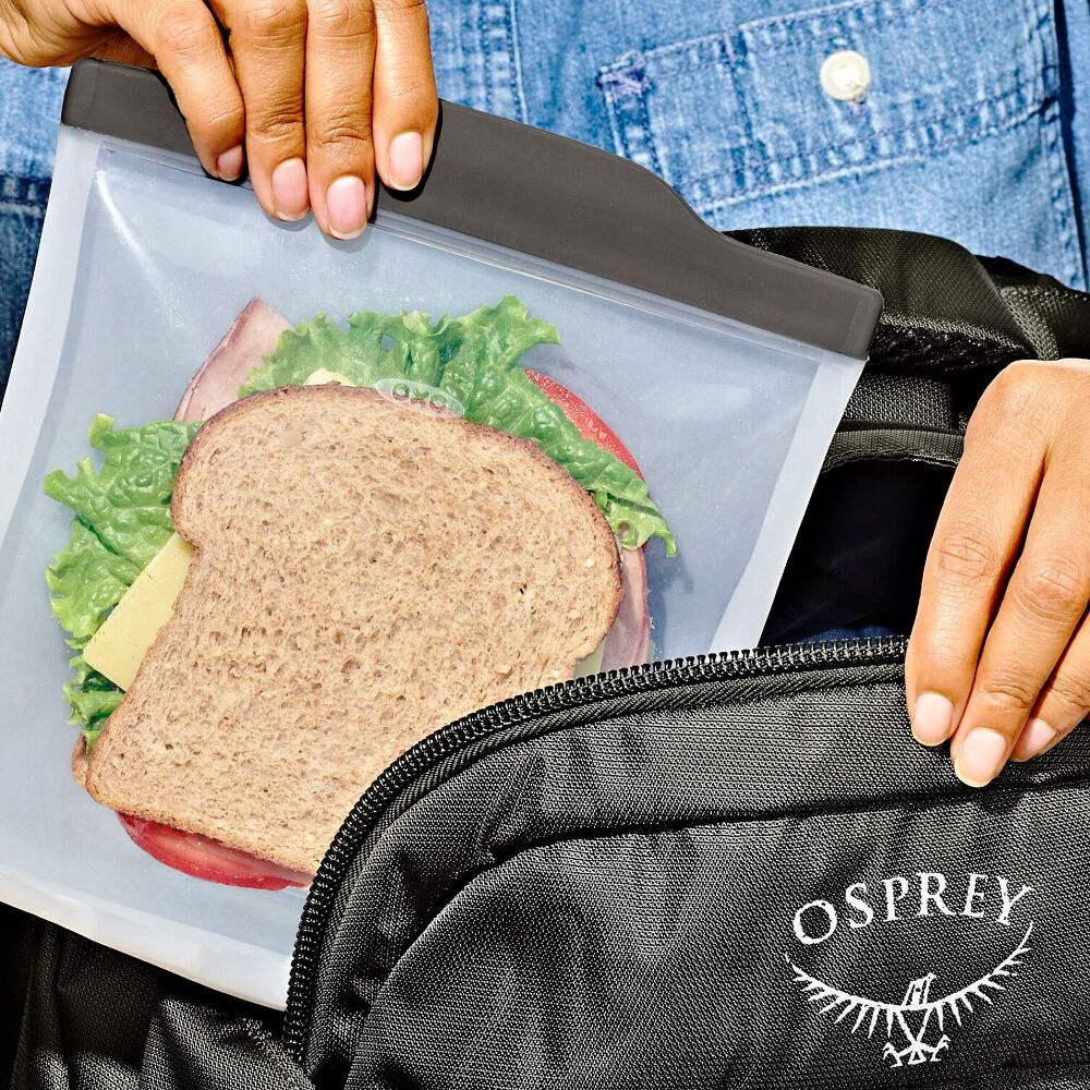 Outdoor Silicone Reusable Sandwich Bag (28 oz) O6