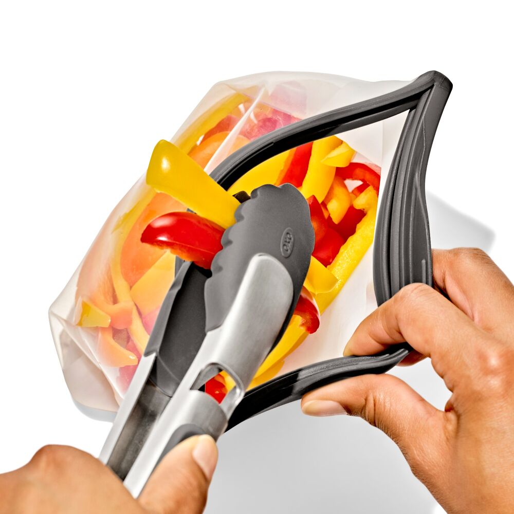Outdoor Silicone Reusable Stand Up Bag Quart (32 oz) G3