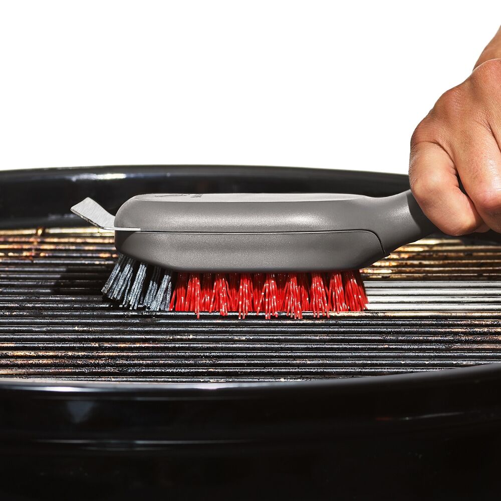 Outdoor Nylon Grill Brush Set of 2 Replacement Heads A0