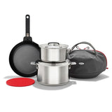 Outdoor Camp Cookware Set with Travel Bag T4