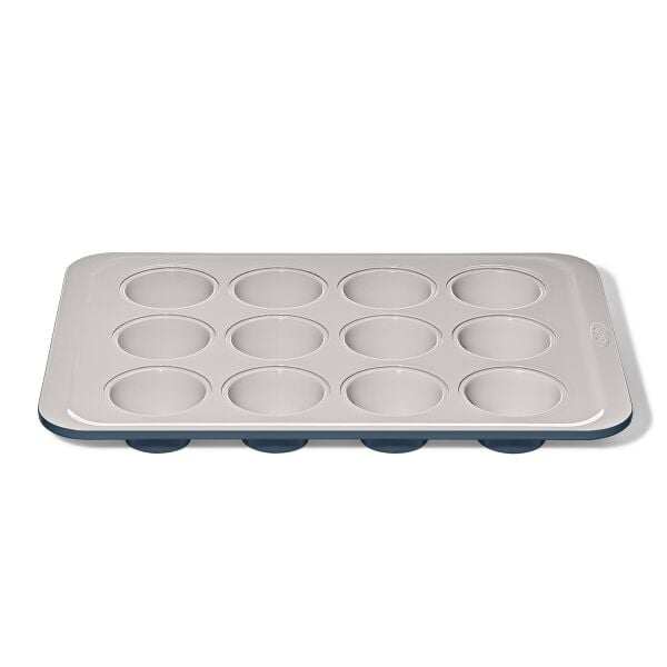 Non-Stick Pro Ceramic Coated Metal Bakeware 12 Cup Muffin Pan D8