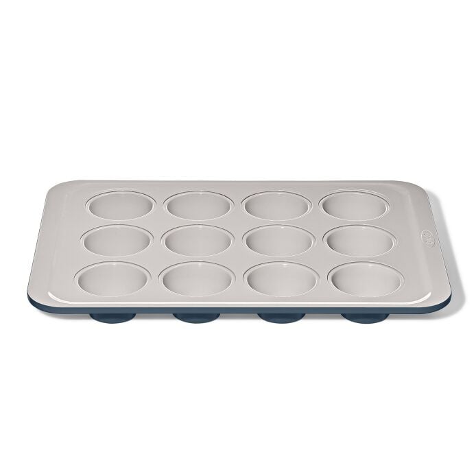 Non-Stick Pro Ceramic Coated Metal Bakeware 12 Cup Muffin Pan D8