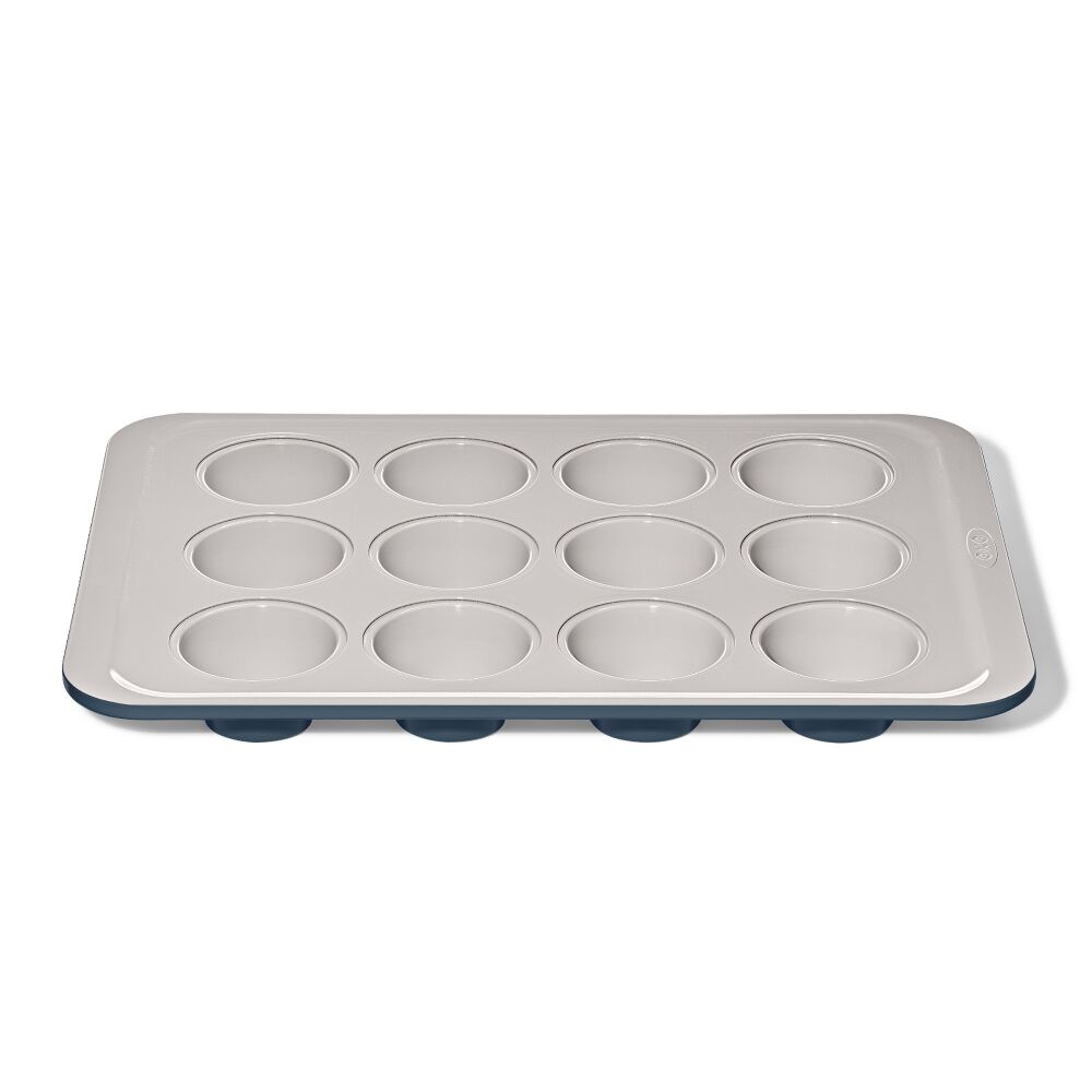 Non-Stick Pro Ceramic Coated Metal Bakeware 12 Cup Muffin Pan D8
