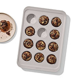 Non-Stick Pro Ceramic Coated Metal Bakeware 12 Cup Muffin Pan D8