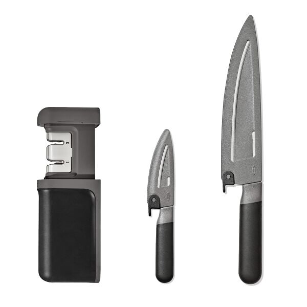 3-Piece Knife & Sharpener Set O9