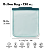 Silicone Reusable Bag - Gallon Bag (128 oz) - Lagoon P9