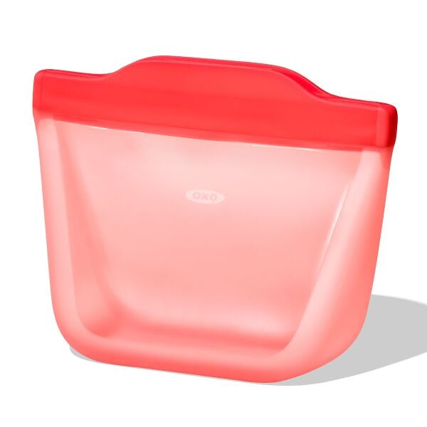 Silicone Reusable Bag - Stand-Up Snack (12 oz) – Watermelon Q2