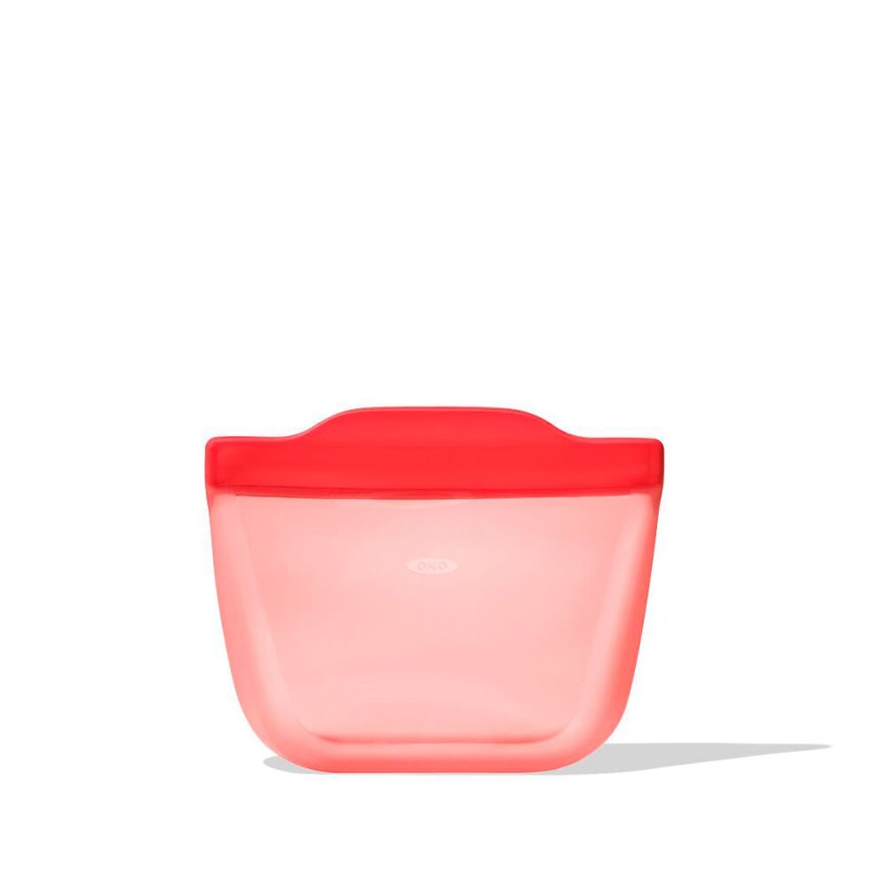 Silicone Reusable Bag - Stand-Up Snack (12 oz) – Watermelon Q2