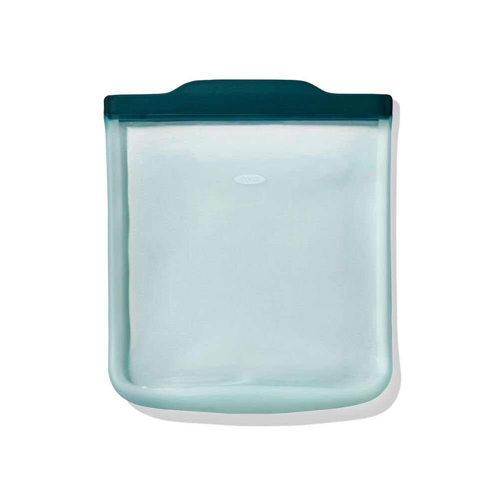 Silicone Reusable Bag - 4 Piece Starter Set - Oat/Lagoon K6