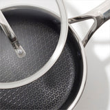 Trident Hybrid Non-Stick Stainless Steel 2.5 Qt Saucepan with Lid Z2