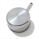Trident Hybrid Non-Stick Stainless Steel 2.5 Qt Saucepan with Lid Z2