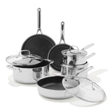 Trident Hybrid Non-Stick Stainless Steel 10-Piece Set L8