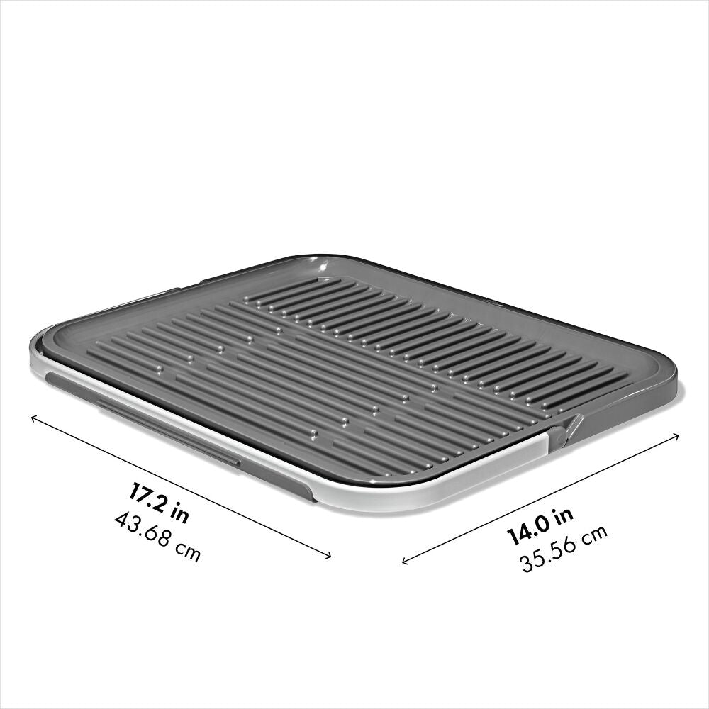 OXO Good Grips Compact Drying Rack with Dish Rest Y5