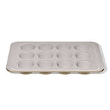Non-Stick Pro Ceramic Coated Metal Bakeware 12 Cup Muffin Pan D8