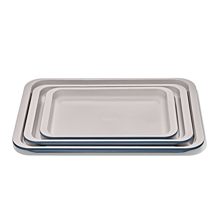 Non-Stick Pro Ceramic Coated Metal Bakeware 3 Pc Set Y8