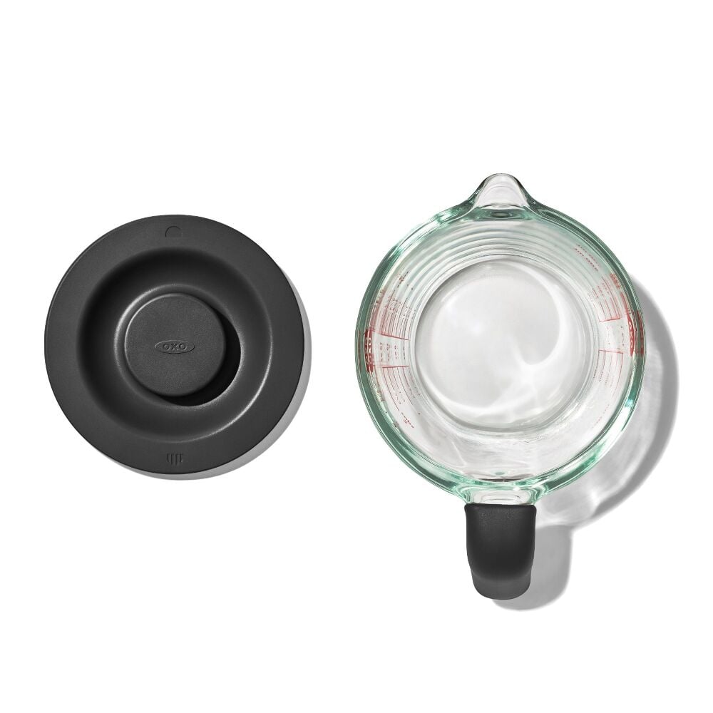 2 Cup Glass Measuring Cup with Lid M1