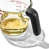 2 Cup Glass Measuring Cup with Lid M1