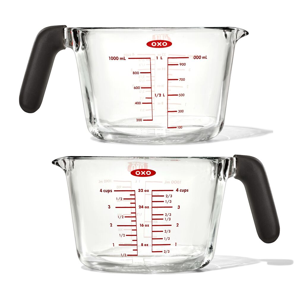 2-Cup and 4-Cup Glass Measuring Cup Set R8