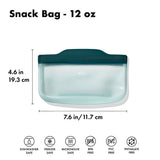 Silicone Reusable Bag - Snack Bag (12 oz) - Lagoon K5