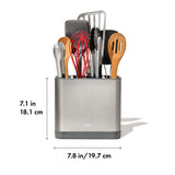Adjustable Stainless Steel Utensil Holder - Large L4