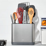 Adjustable Stainless Steel Utensil Holder - Large L4