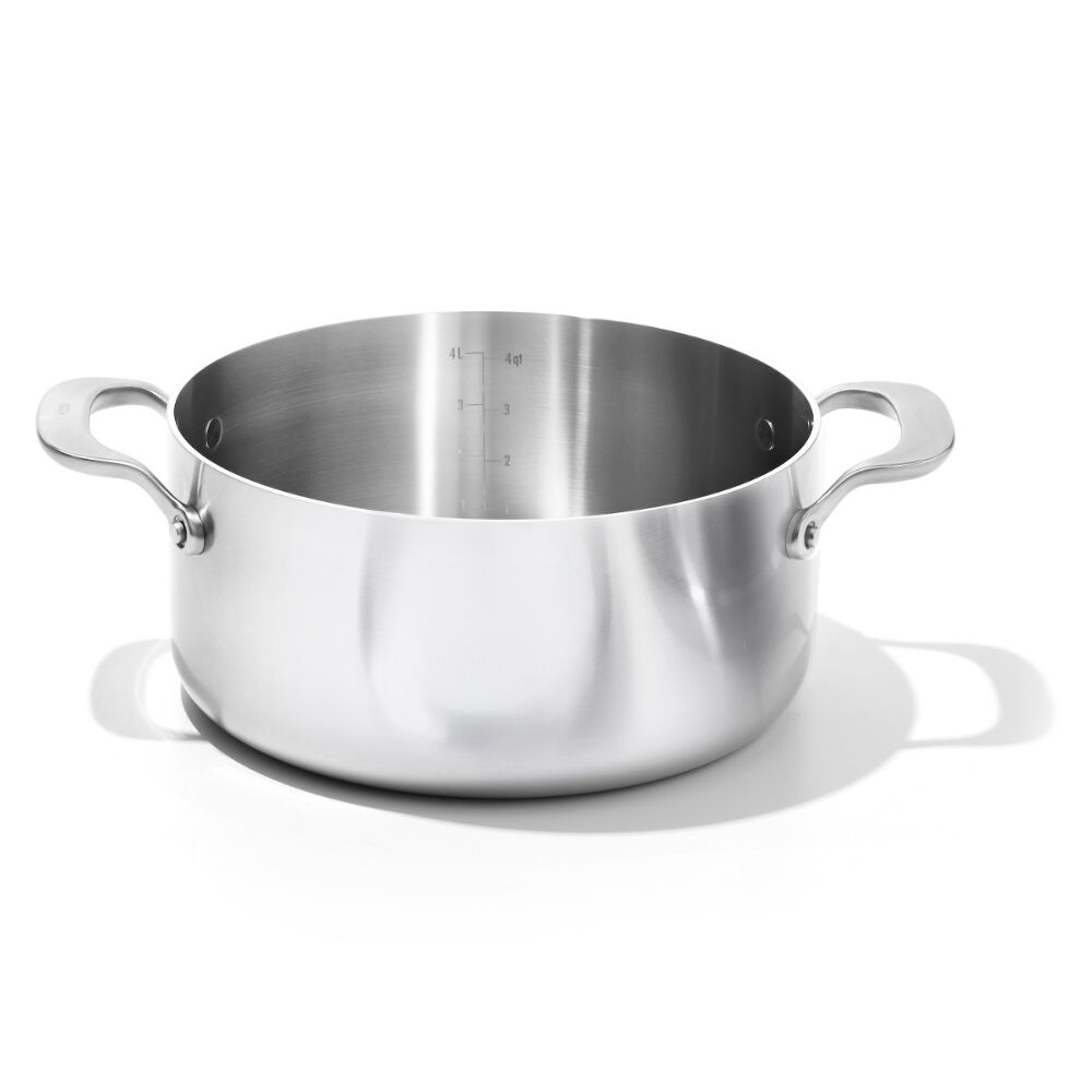 Stainless Steel Mira Series 5.2qt Casserole And Lid Y8