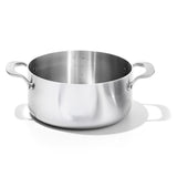 Stainless Steel Mira Series 5.2qt Casserole And Lid T4